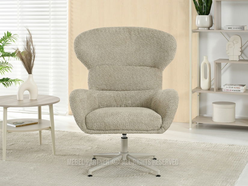 Křeslo Trudy (béžová + krémová)