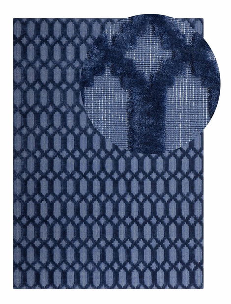 Koberec 230 cm Ciboa (námořnická modrá)