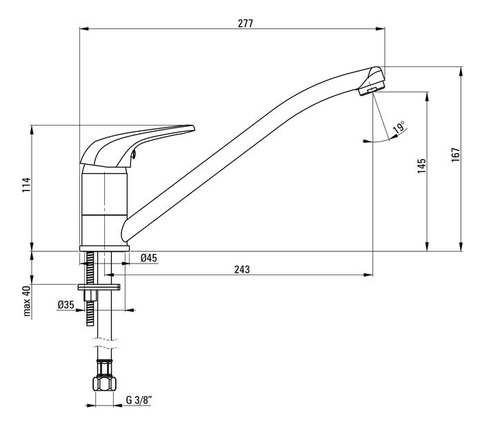 Set dřez a baterie Tango Couple (dřez 800x600) *bazar