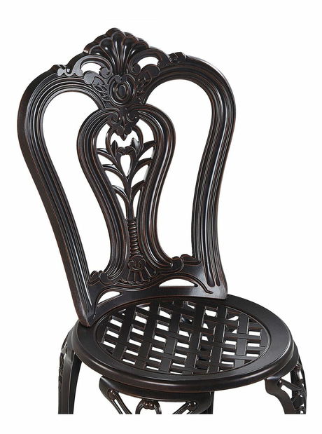 Set 2 ks. zahradních židlí BOMELLE (hnědá)