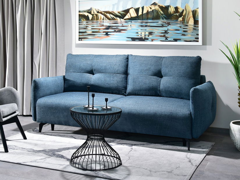 Pohovka dvousedačka Lasciare (černá)