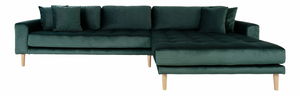 Rohová sedací souprava (P) Lvaveriaora (zelená)