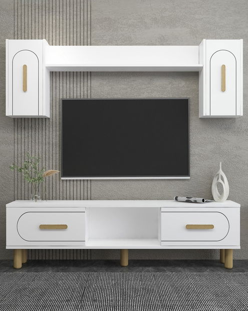 Obývací stěna Yosua 1 (bílá)