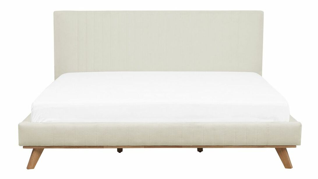 Manželská postel 180 cm TALLE (s roštem) (béžová)