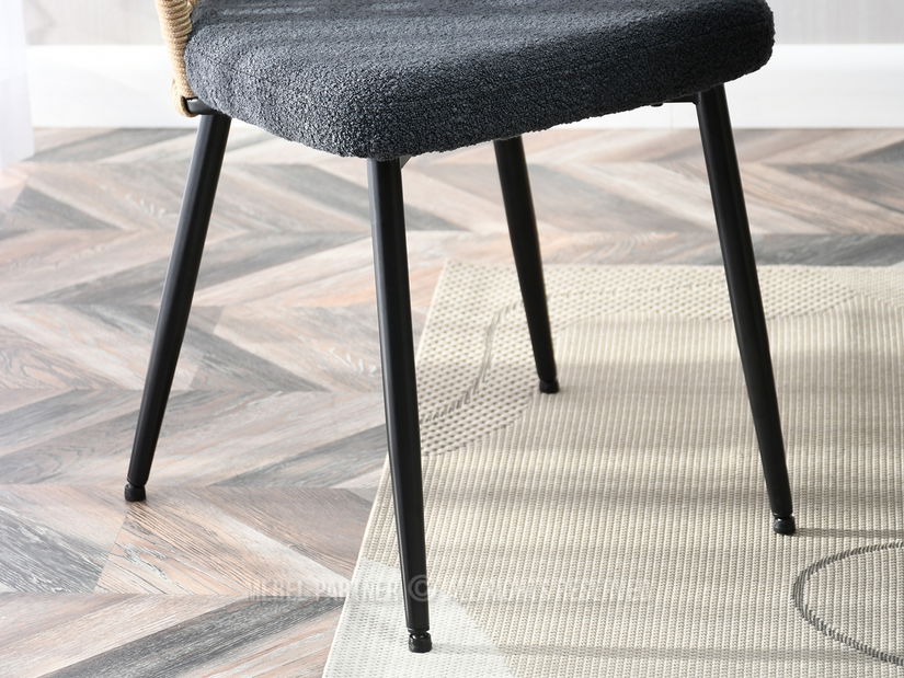 Židle Moen (písková + černá)