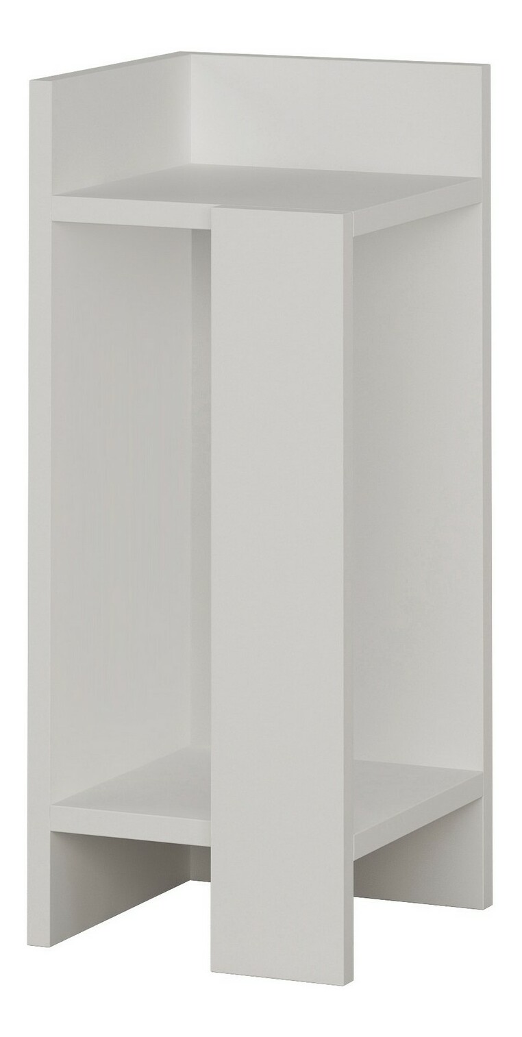 Noční stolek Elmo 2 (bílá) (L)