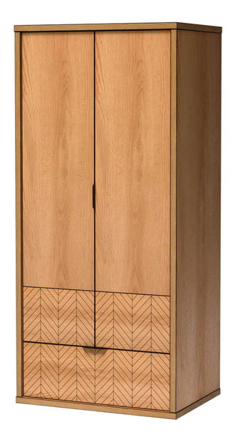 Šatní skříň Figaro 01 (dub karamelový)