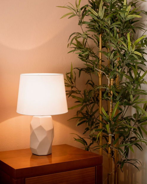 Stolní lampa Elida (růžová)