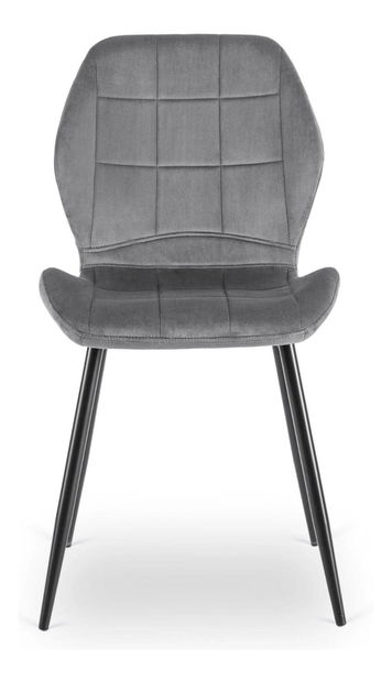 Jídelní židle Inolvidable (šedá + černá)