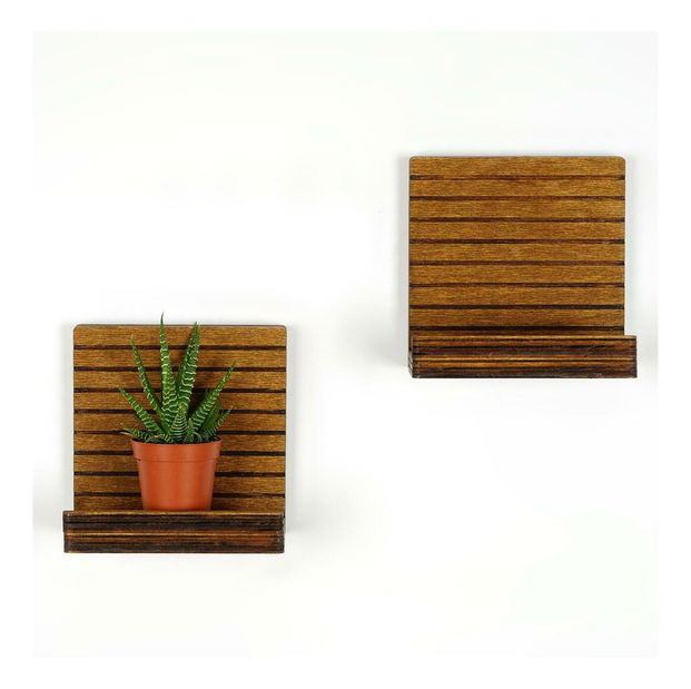 Set 2ks. polic Baboma 28 (ořech)