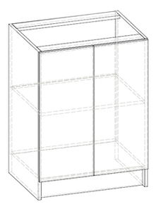 Dolní kuchyňská skříňka Lenna LV-11 (sonoma světlá)