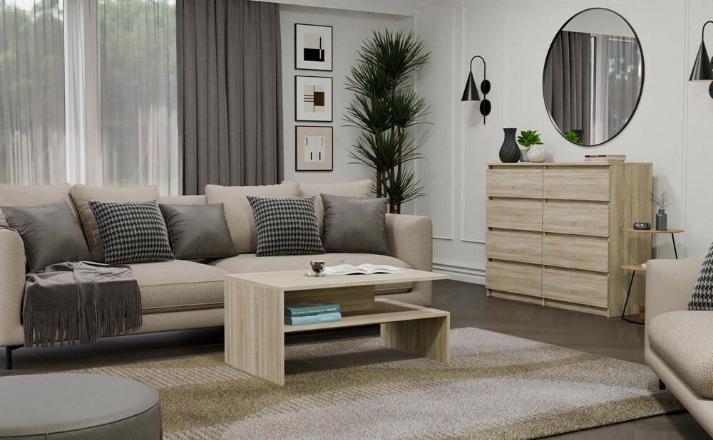 Konferenční stolek Bolivar 1 (dub sonoma)