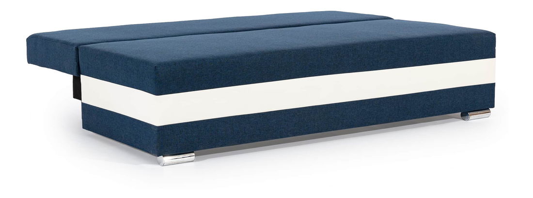 Pohovka trojsedačka Callera (modrá + bílá)