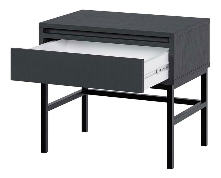 Noční stolek Evane E6 (černá)