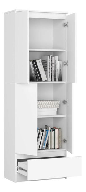 Policová skříň Renzo (bílá)