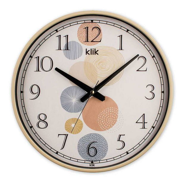 Nástěnné hodiny Sprata (hnědá)