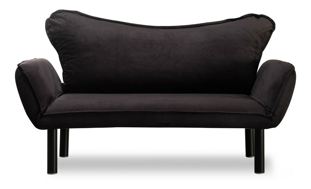 Rozkládací pohovka dvojsed Chatty (černá)