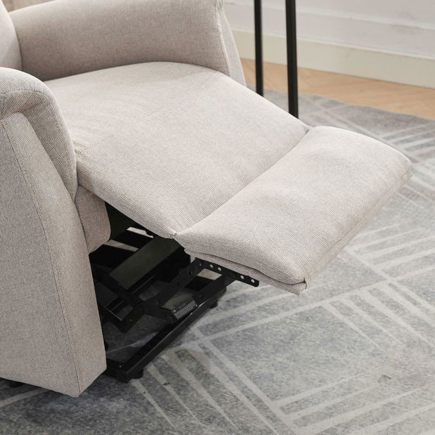 Polohovací křeslo Tesalureza (krémová)