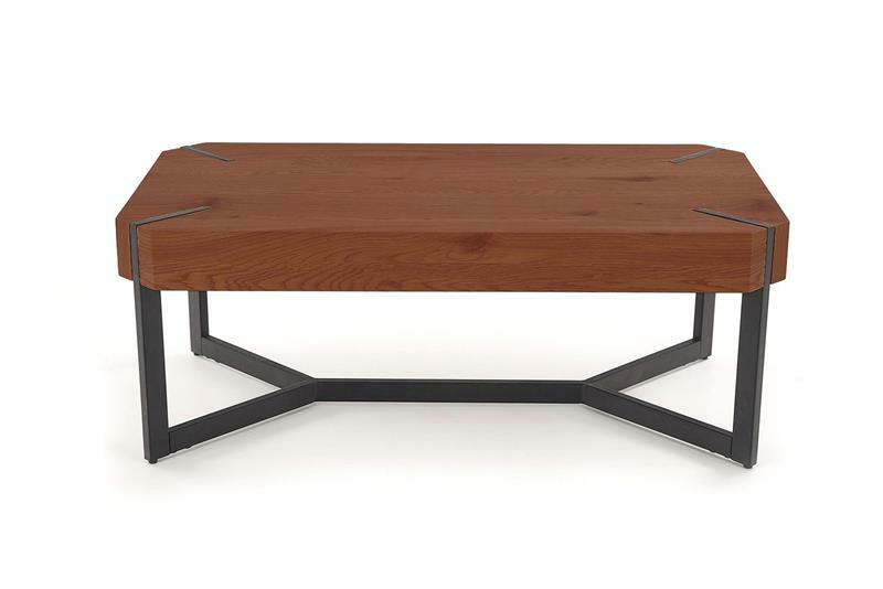 Konferenční stolek Ladolce (ořech + černá)