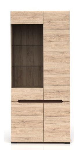 Vitrína BRW Elpasso REG1W3D209