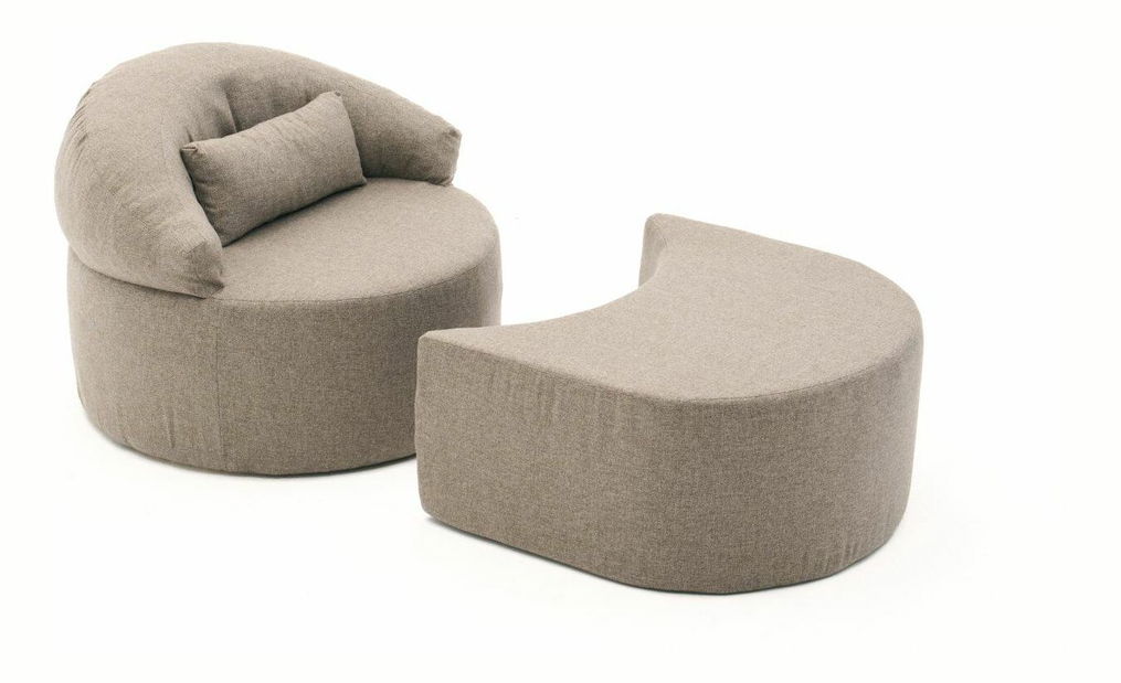 Křeslo Pintina S (hnědá)