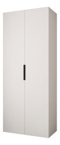 Šatní skříň 100 cm Carmela 40-4 (bílá + černá)