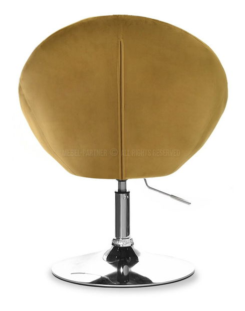 Křeslo Lush 3 (zlatá + zlatá)