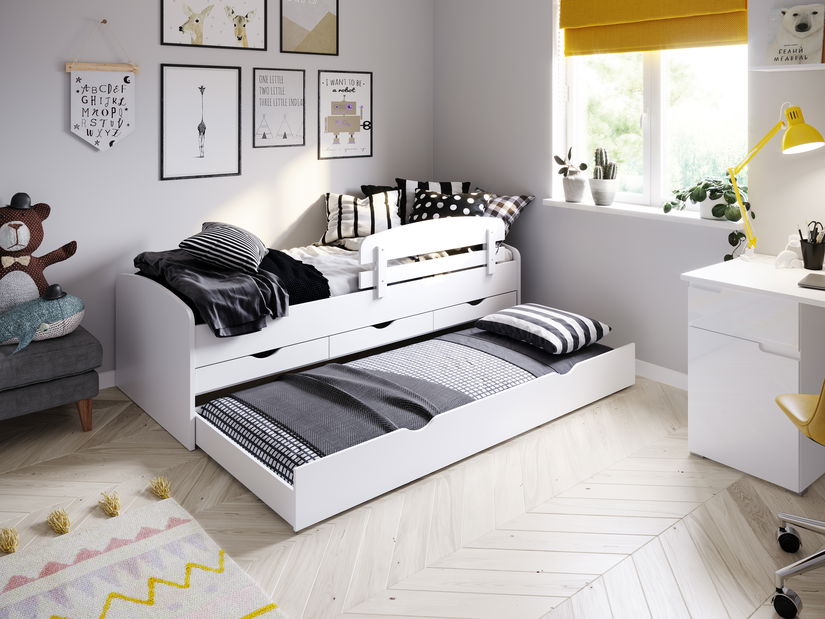 Dětská postel 90 cm Nilac 01 (bílá)