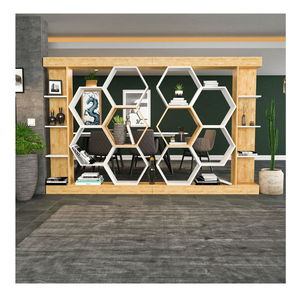 Regál Salix (bílá + dub)