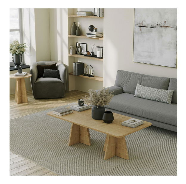 Set 4ks. konferenčních stolků Kabivo 2 (dub safírový)