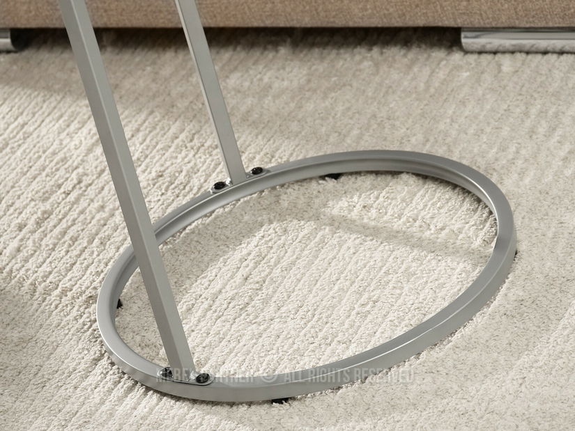 Konferenční stolek Corden (černá + chromová matný)