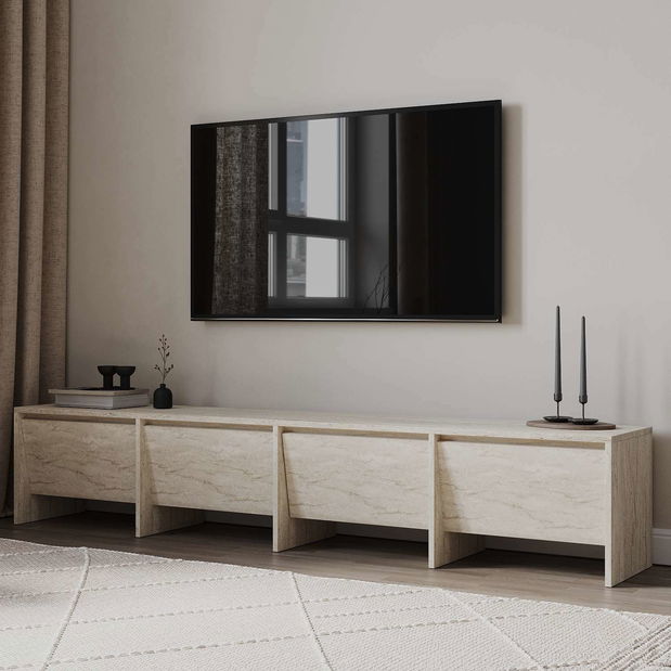 TV stolek/skříňka Larintisia (travertin)