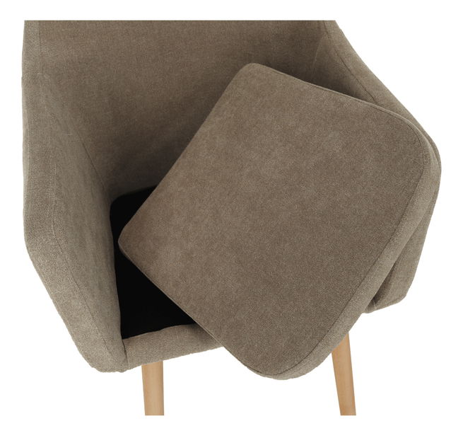 Jídelní židle Dabir (béžová)