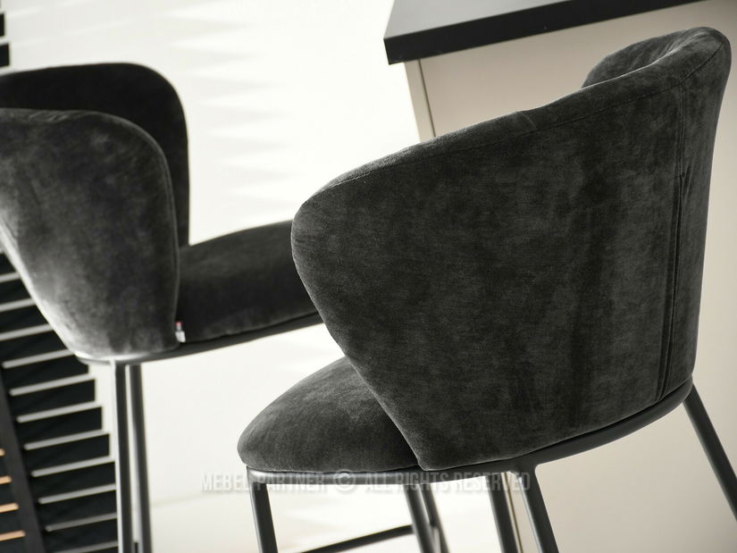 Barová židle Kurkum (černá)