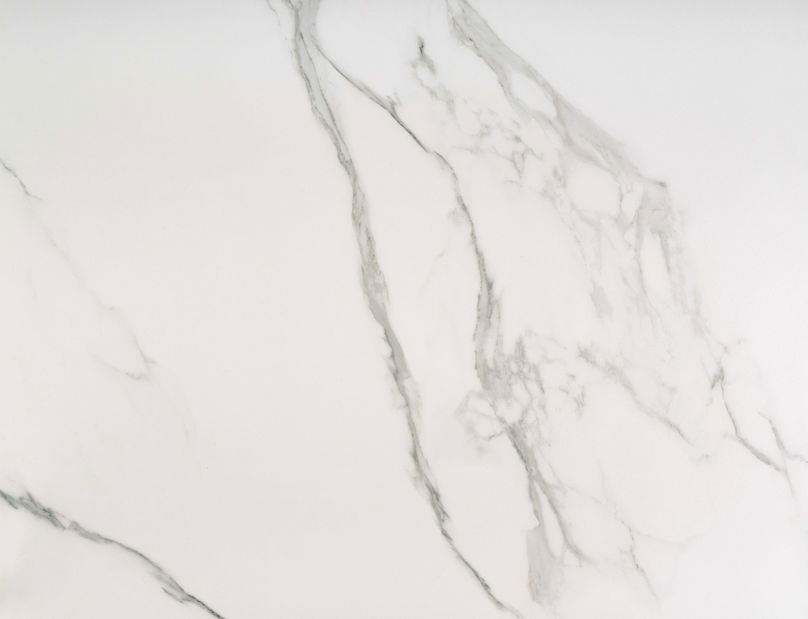 Jídelní stůl Vindall (mramor + bílá)