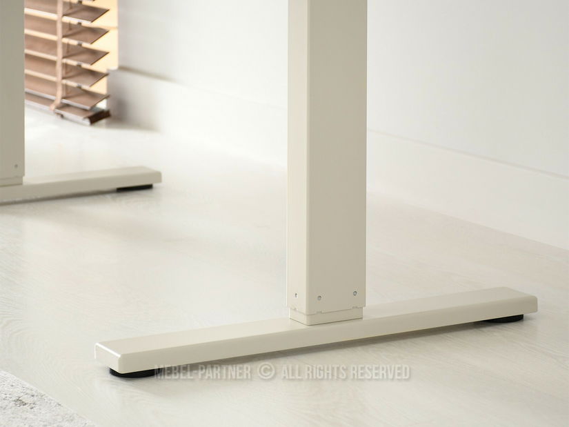 PC stolek Osto 100 (béžová + bílá)