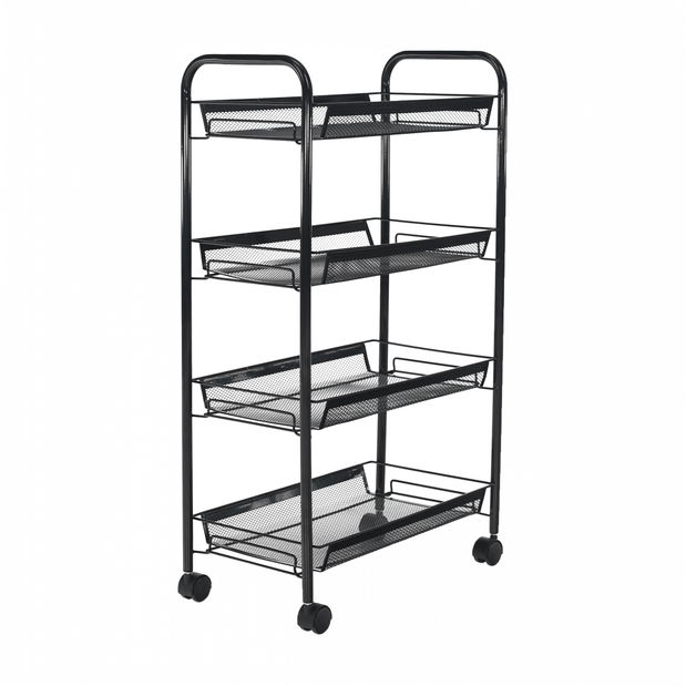 Servírovací vozík Myron (černá)