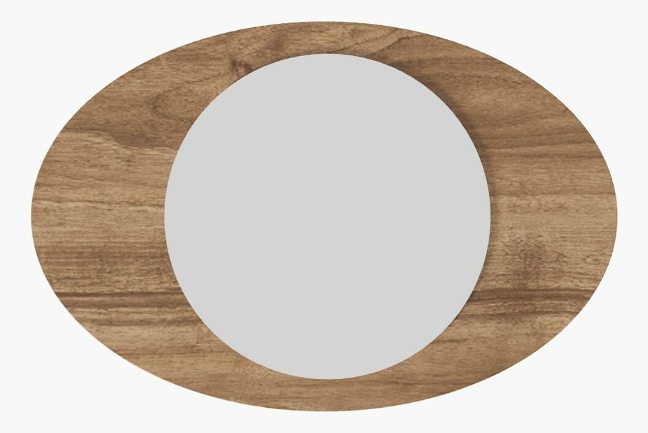 Zrcadlo Oblisimo (ořech)