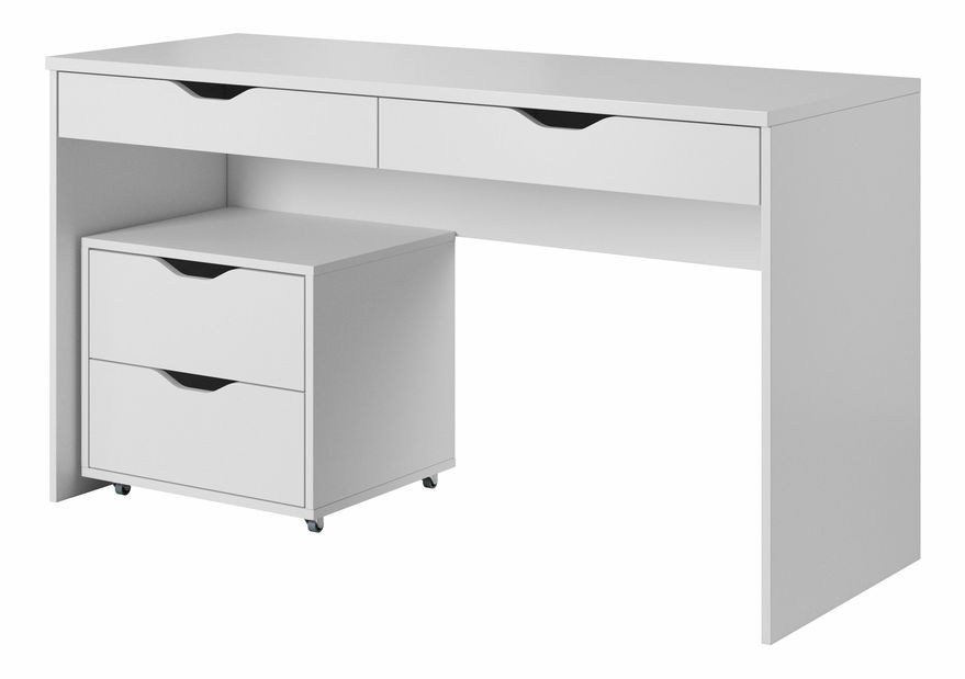 Kancelářský kontejner k pc stolku Mattheus Mattheus K (bílá)