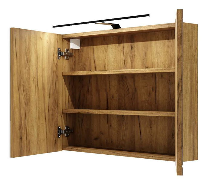 Závěsná koupelnová skříňka Valiant 80 (craft zlatý)