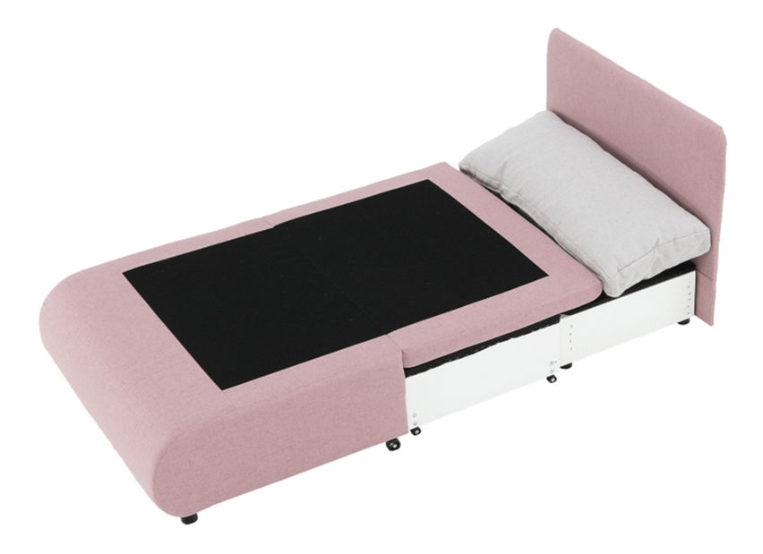 Křeslo Kotu New (ružová + světlešedá)