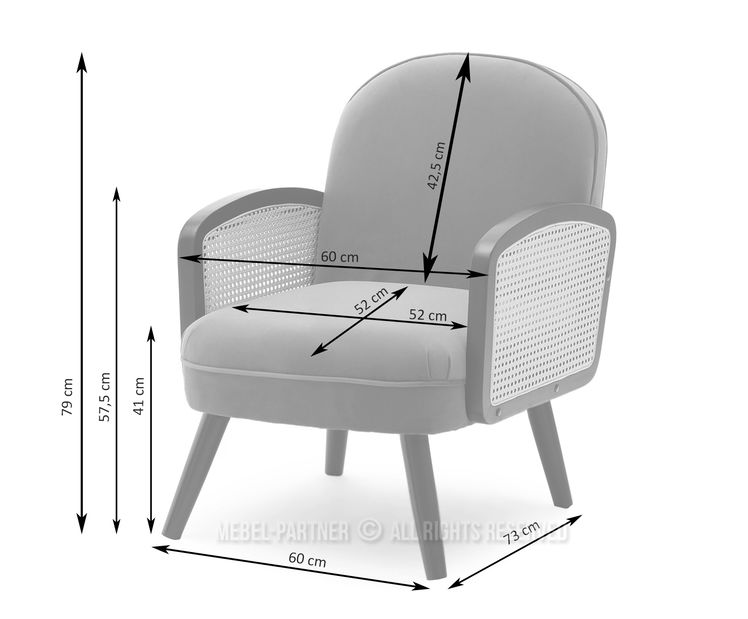 Křeslo Will (černá)