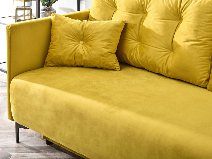 Pohovka dvousedačka Mastil (černá)