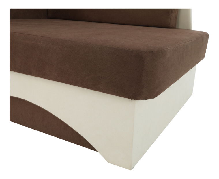 Dětská pohovka Kuboš hnědá + béžová (L)