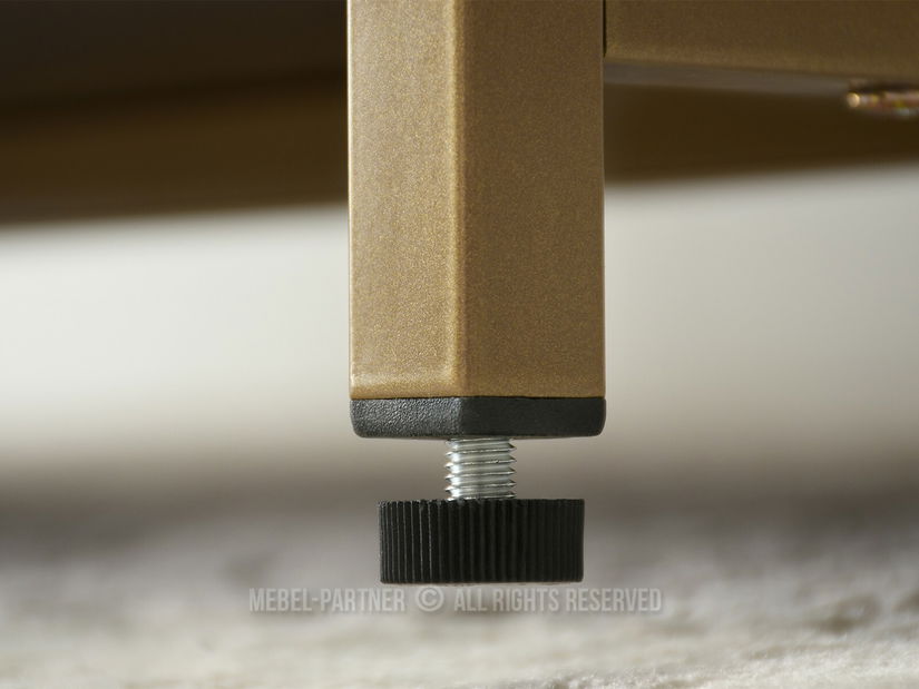 Regál Harp B (ořech + zlatá)