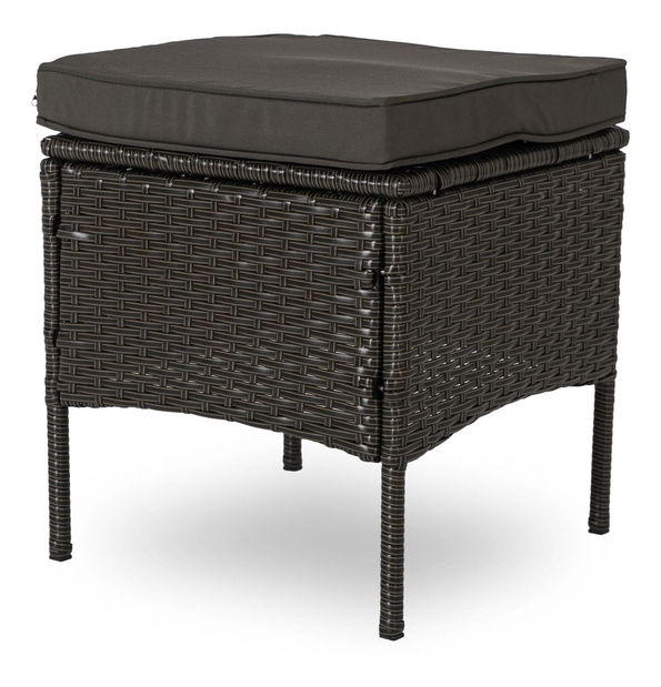 Zahradní set Adaptarlas (černá) (pro 7 osob)