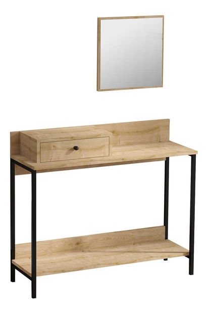 Předsíňová sestava Aliex 1 (dub safírový) (se zrcadlem)