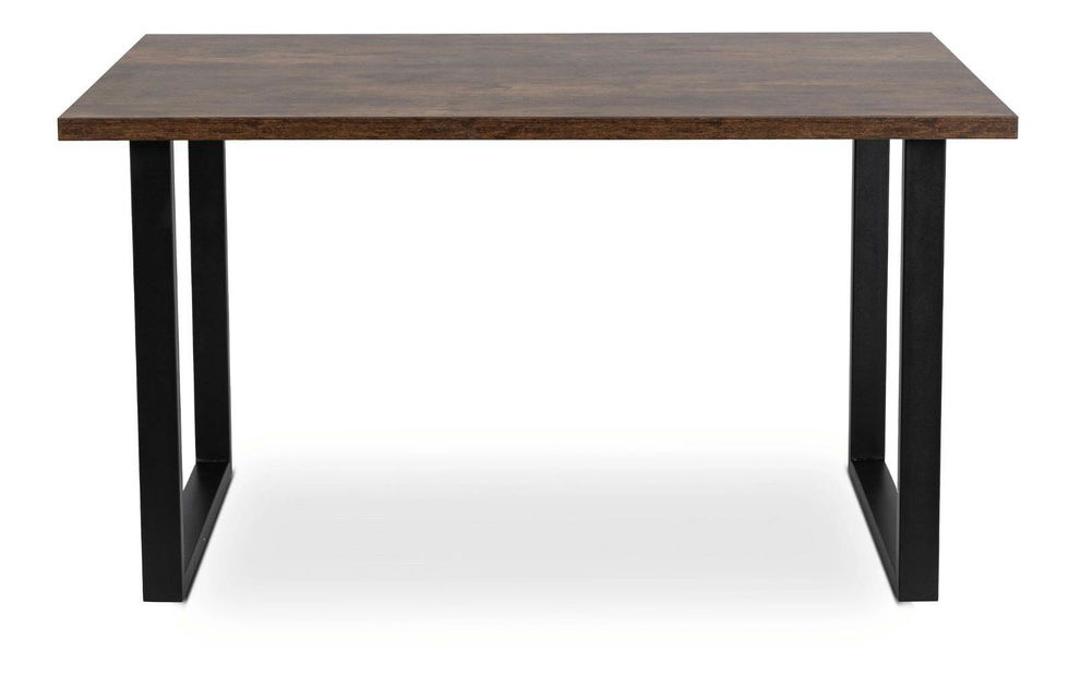 Jídelní set Visite (dub rustikal + černá) (pro 4 osoby)