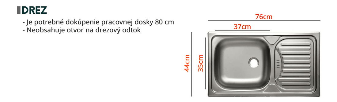 Kuchyně Milo II (šedá + šedý lesk)