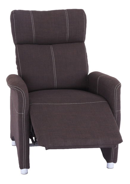 Křeslo Francesco látka čokoláda